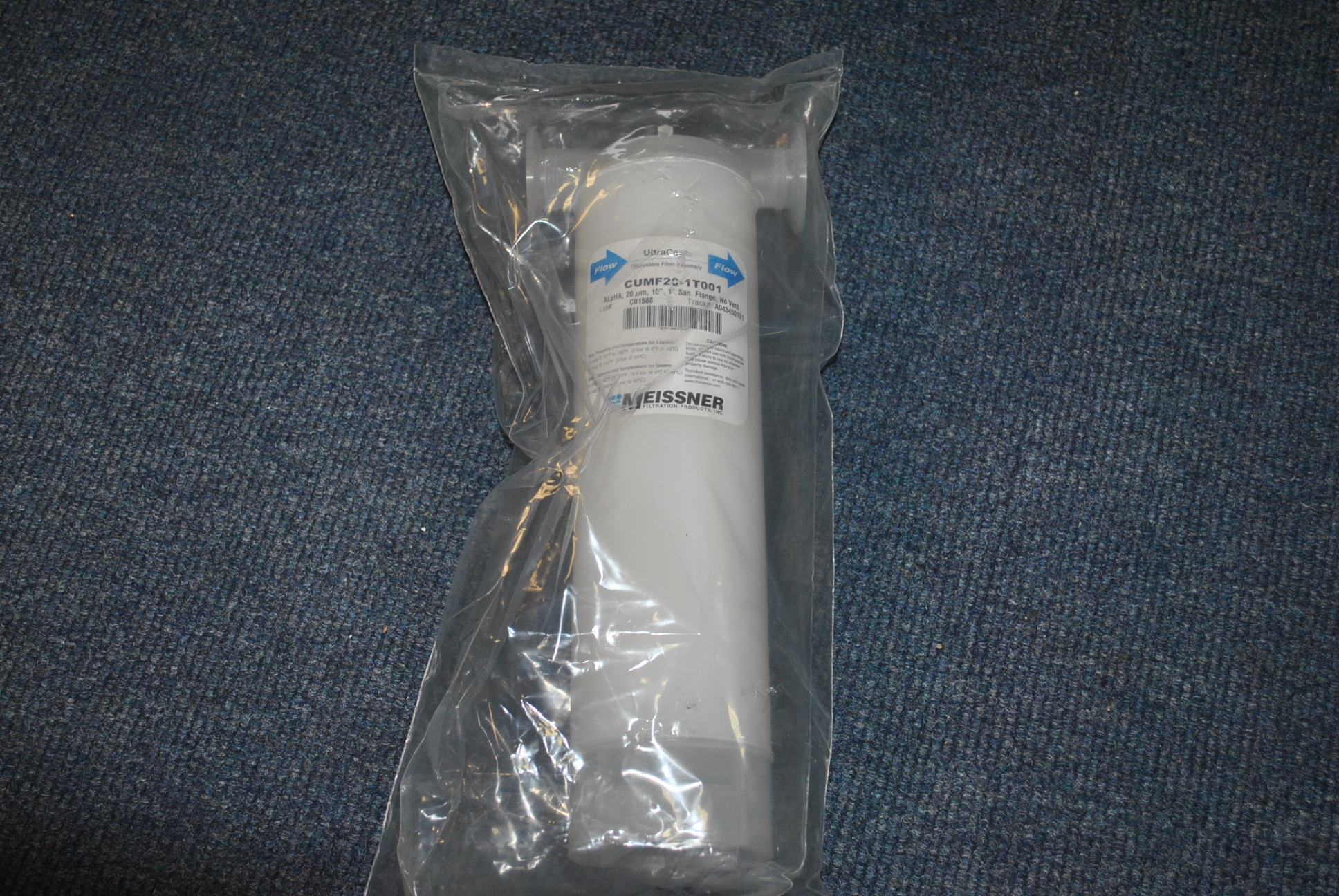 Used meissner disposable filter x7 cumf20-1t001