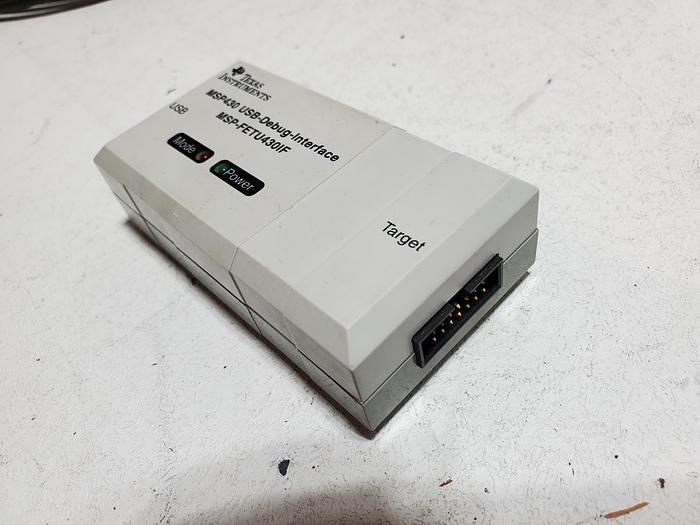 Used Texas Instruments MSP430 USB Debug Interface MSP-FETU430IF (C4)