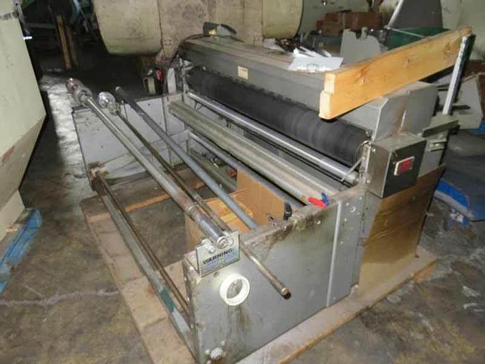 Used 60" ROSENTHAL SHEETER WRAP-O-MATIC MDL. WA-S-5-UZTLVA WITH COUNTER