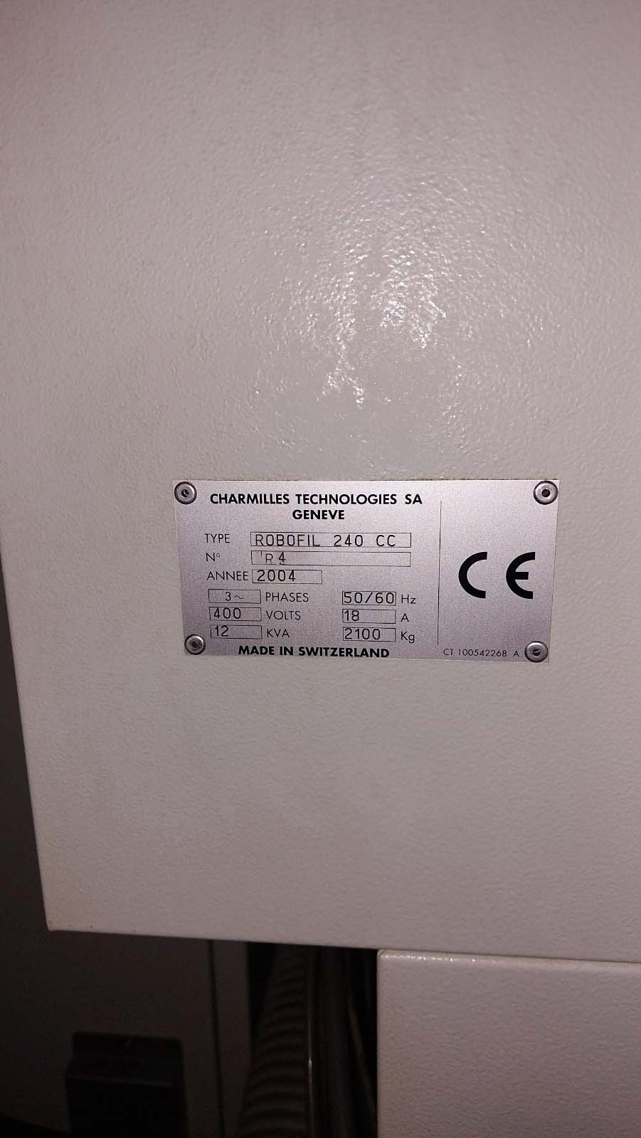 Used Charmilles Robofil 240CC - Wire EDM - 2004