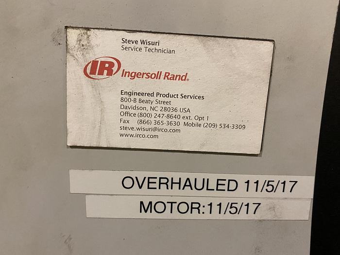 Used INGERSOLL RAND CENTAC AIR COMPRESSOR 500 HP OVERHAULED 2017