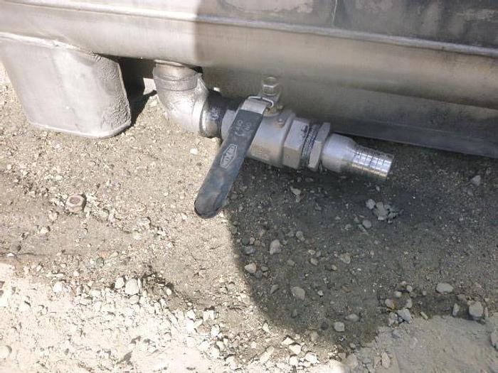 Used Bin, Tote, 75 CF, 550 Gallon, Stainless Steel, Metal Craft, IBC Tote #S744872