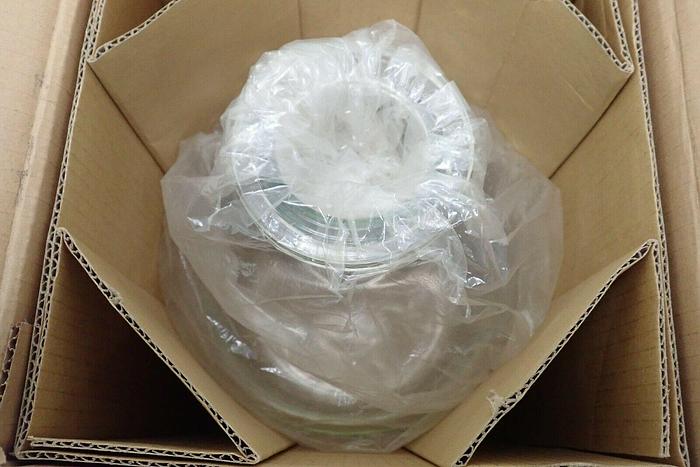 Used Kimble Kimax 14950-25 Heavy-Duty Glass Solution Bottle Carboy, 2.5 gallon