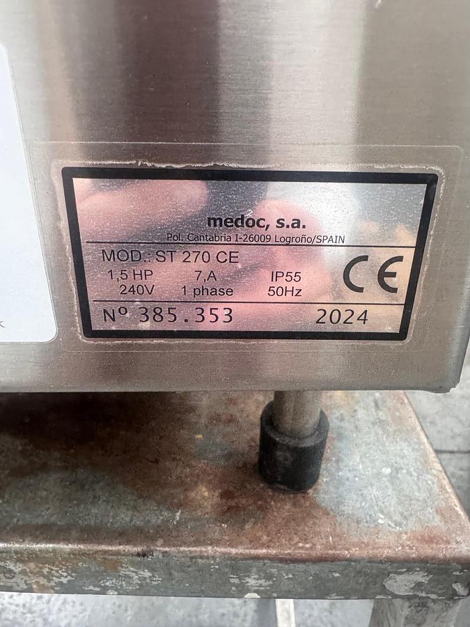 Used 2024 MEDOC ST270 Bandsaw