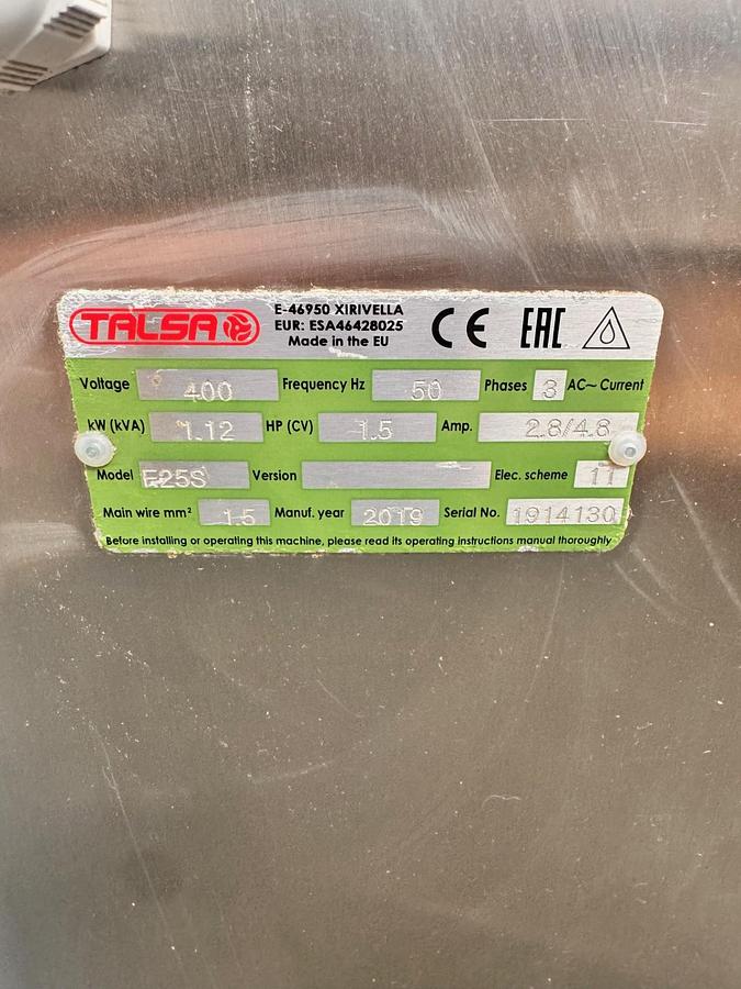 Used Talsa F25s Sausage Filler