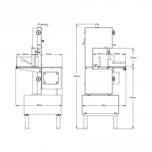 Used MEDOC ST270P Bandsaw
