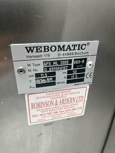 Used Webomatic Thermoformer