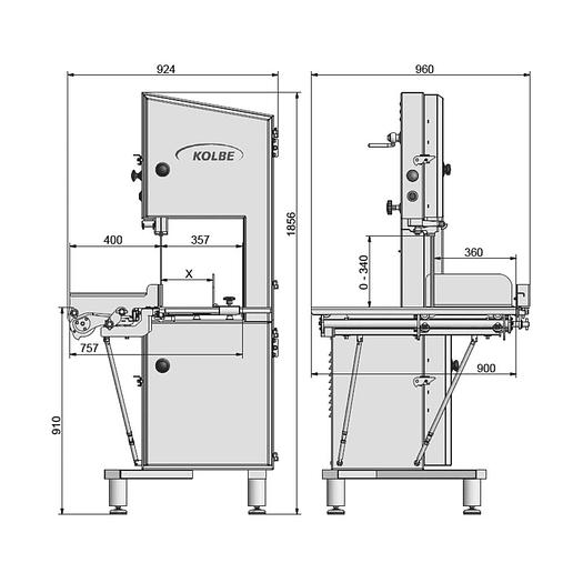 Kolbe K380RS Bandsaw