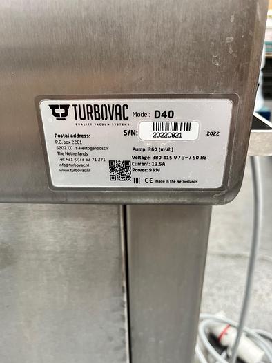 Used Turbovac  D40 Vacuum Packer 