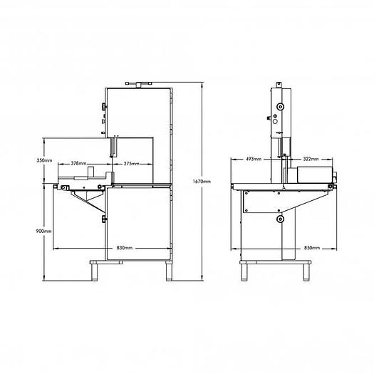 MEDOC STL350 Bandsaw