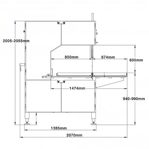 MEDOC STL800 Bandsaw
