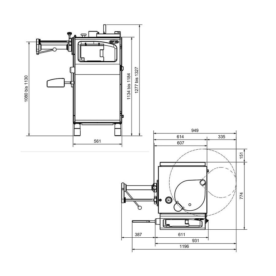 Used REX RKF 130 Sausage Filler