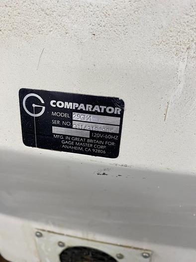 Used Gage Master 14" Optical Comparator Series 20 Model: 29 GM4