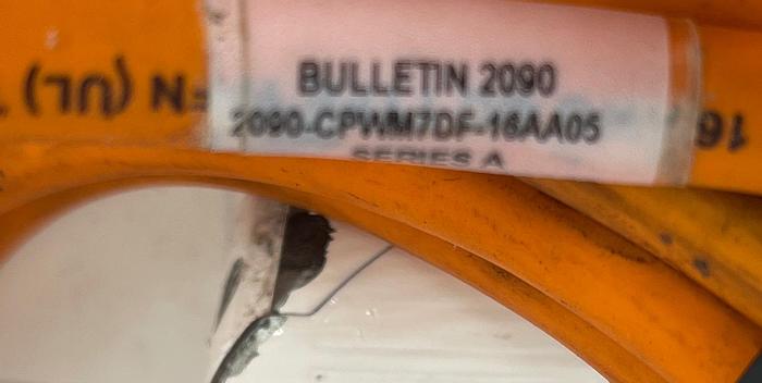 Used Allen-Bradley MPF-A330P-SJ72BA SER A, 2090-CPWM7DF-16AA05