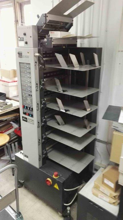 Used HORIZON single sheet suction air feeder Gathering AC6000 S CF20 with cover feeder