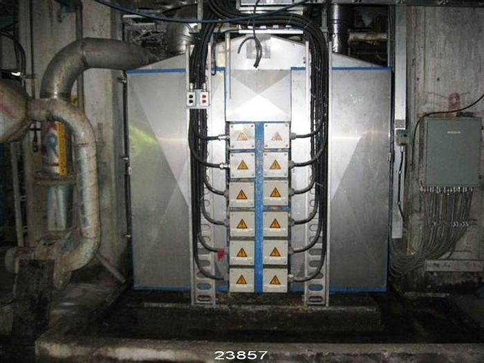 Used Kusters  Calender Two 3-Roll Soft Units, 150" Wide Rolls, Max Linear Pressure, 350 N/Mm, 2000Fpm Speed, Temperature 200 Degrees C 1 Ron Rolls, Temperature 110 Degrees C Covered Roll With Drive 3, Spare Rolls, Complete System #23857