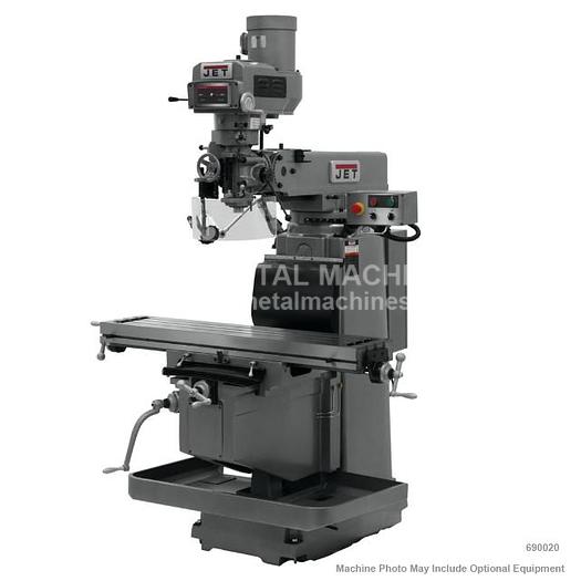 JET JTM-1254RVS Variable Speed Vertical Mill Machine 230/460V 3Ph 690020