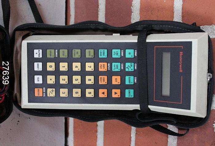 Used Honeywell STS 100 Honeywell St100 Hand Held Programmer Model# St100-001-0006-12-Fid2, With Case And Leads. #27639