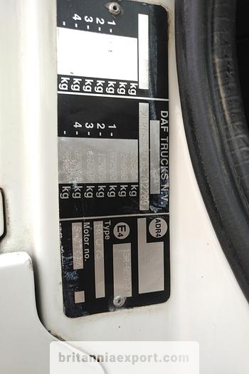 Used 2005 DAF CF 75.310 ZF manual Euro 3 19 ton refrigerated truck