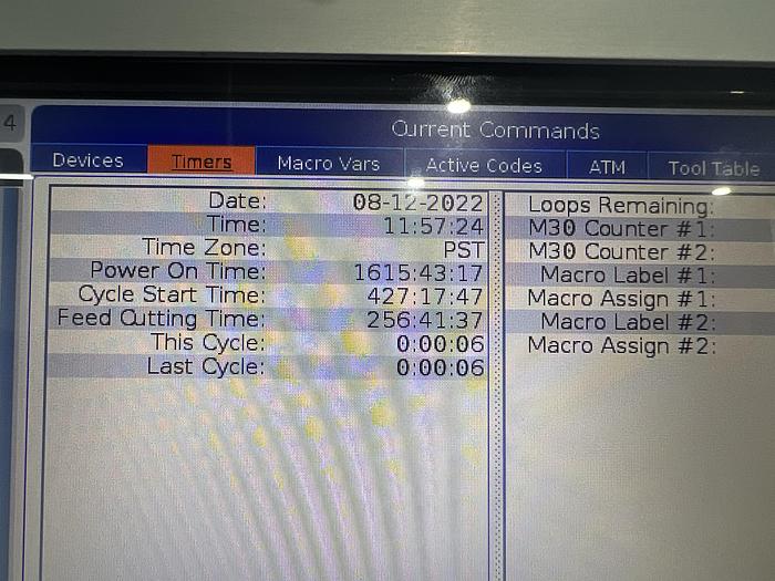 Used 2020 HAAS VF-2 4-Axis APL CNC Vertical Machining Center ***Only 256 Feed Cutting Hours***