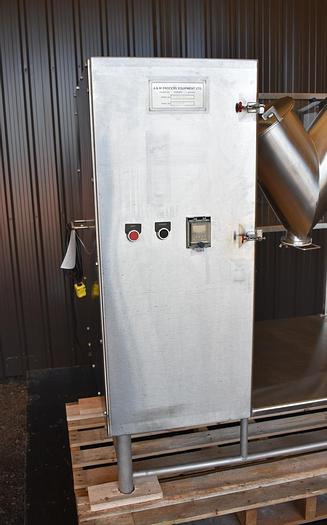 Used 0.5 CU. FT. A & M PROCESS TWIN SHELL BLENDERS – 4 SHELLS – S/S