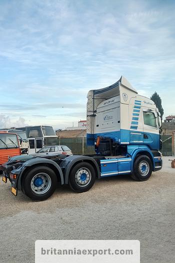 Used 2007 SCANIA R420 6X2 lift steer axle 50 ton tractor unit