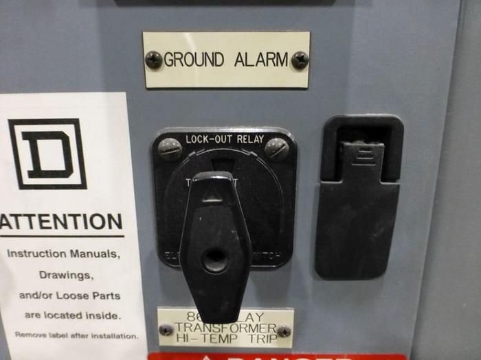 Used SQUARE D COMPANY 750 / 1000 KVA TRANSFORMER W/ BREAKERS