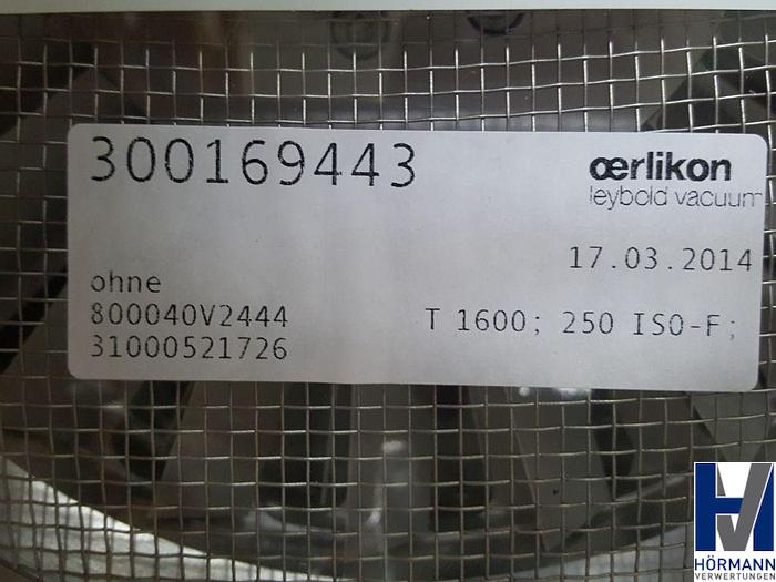 Gebraucht 2014 Oerlikon Turbovac 1600