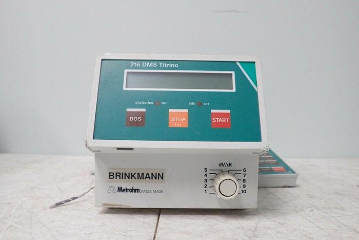 Used Brinkmann Metrohm 716 DMS Titrino with Keyboard and Extras
