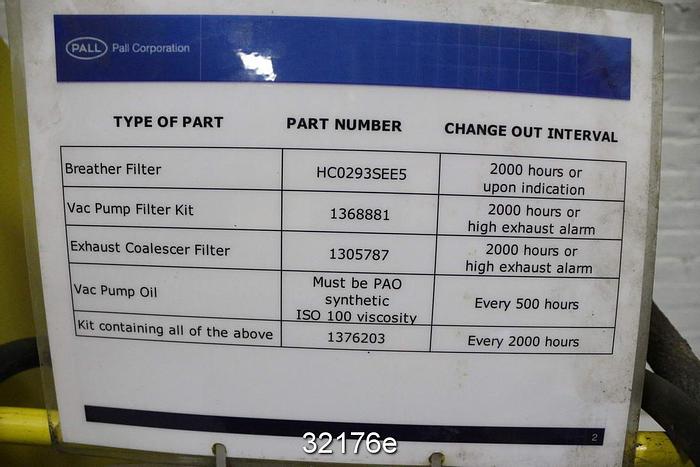 Used Pall HPV103.W.A.H.W.N.W Oil Filter System #32176
