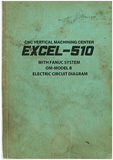 Used Manual for Used Excel CNC VMC Excel-510 with Fanuc System OM-B – Electric Circuit Diagram