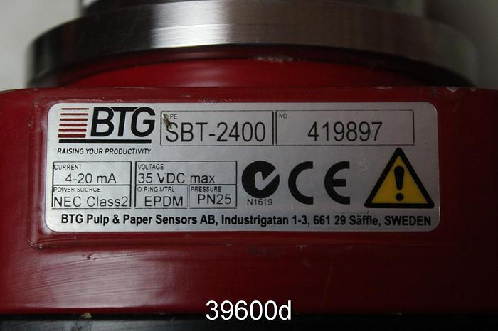 Used BTG SBT-2400 Pulptec Consistency Transmitter #39600