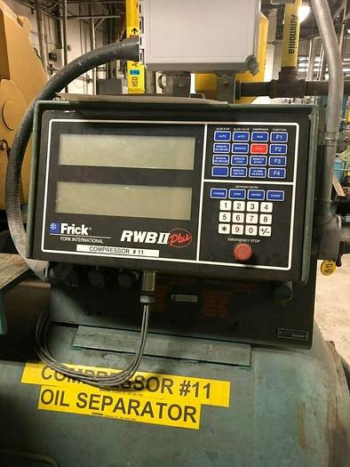 Used FRICK R717 Ammonia Refrigeration Rotary Screw Compr RWB II Plu...