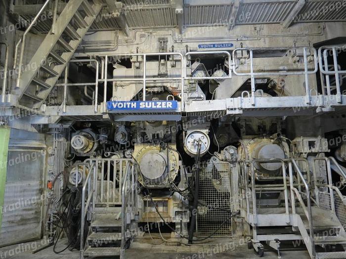 Used (PM2-88) - Paper machine for coated base paper, Fourdrinier - Voith - 3780 mm