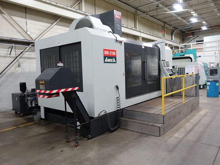 Used 2012 Awea, BM-2100, CNC Vertical Machining Center