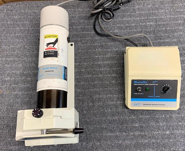 Used Cole Parmer 7529-10 Pump Drive with EASY LOAD Masterflex Head controller