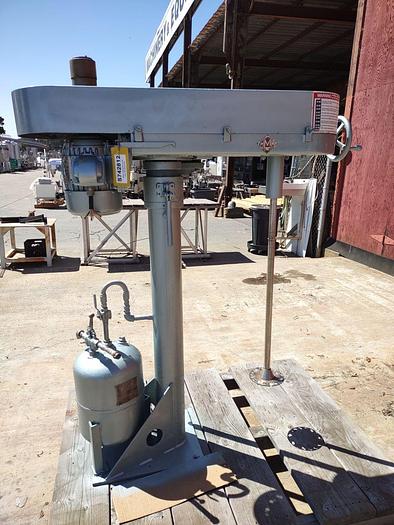 Used Mixer, Dispersion, 5 HP, S/st, 36" long shaft, Mooney #S742812