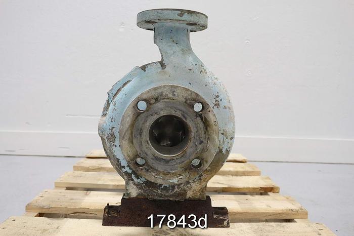 Used Goulds 3196 Pump, 2x3x8, Stainless Steel Casing #17843