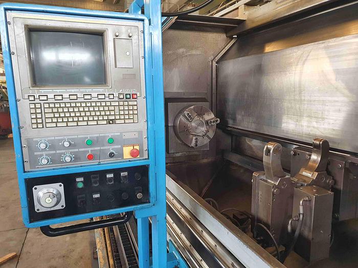 Usato TORNIO PARALLELO A BANCALE INCLINATO MENTI 480 x 4500 CNC