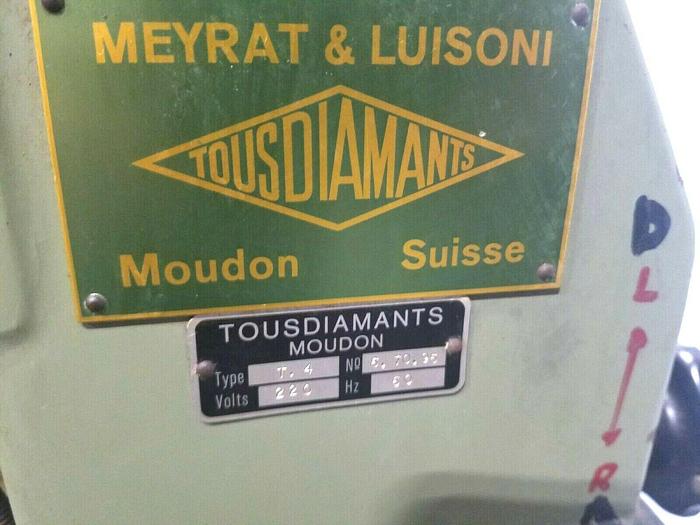 Used Tousdiamants T4 Diamond Cutting Machine Faceting Jewelry Gold Silver