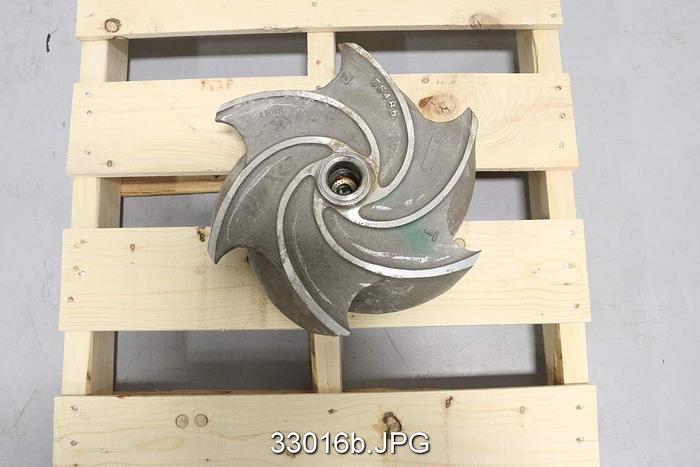 Used Goulds 3196 14.25" Diameter, 6 Vane Impeller #33016