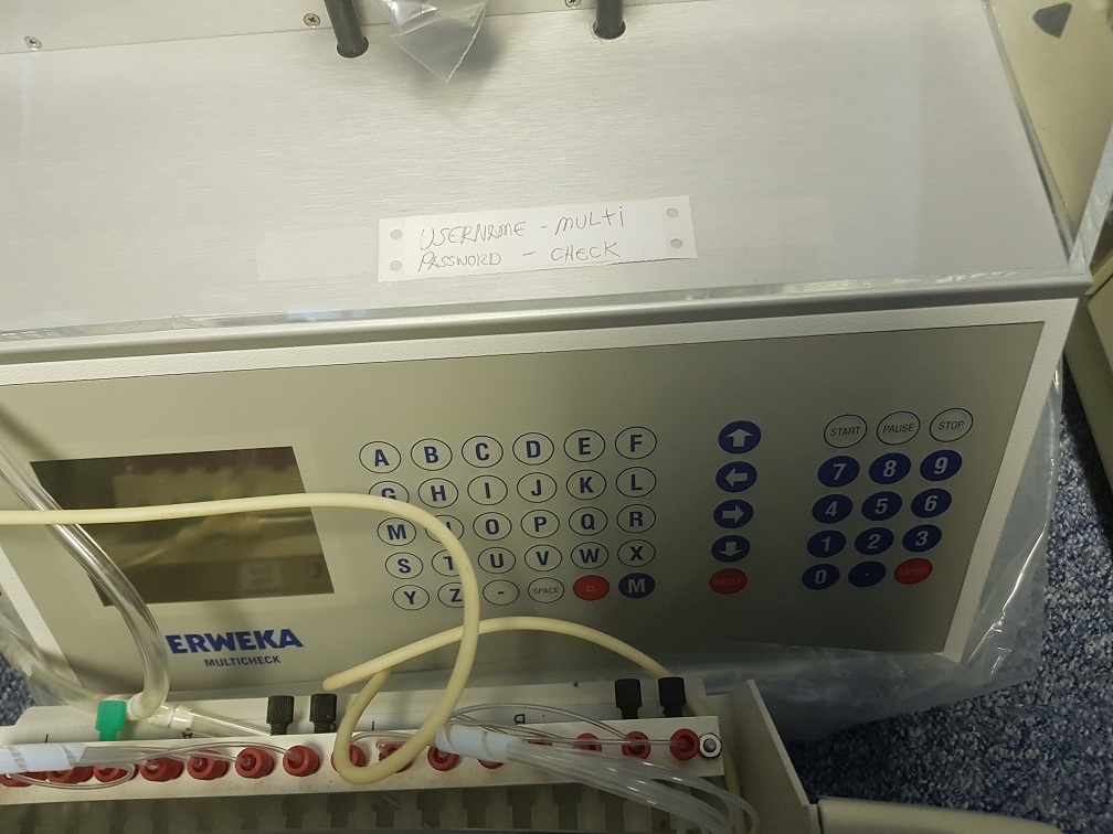 Used Erweka Multicheck Tablet Checker