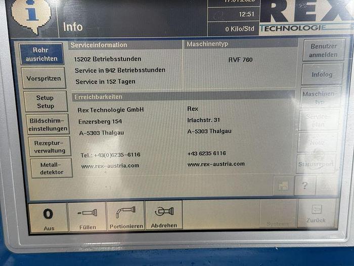 Gebraucht 2010 REX RVF 760