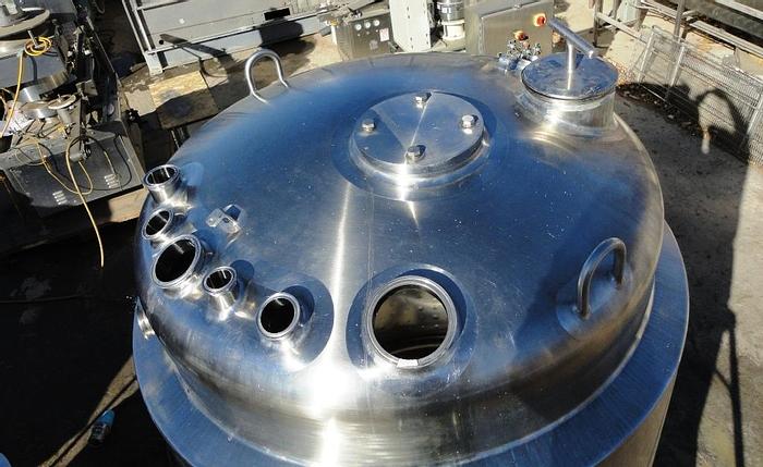 Used Reactor, 265 Gallon, 316L S/st, 100 PSI, Jkt, Feldmeier, #S737963