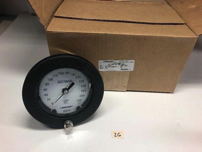 New Ashcroft 300psi 4-1/2” Test Gauge 45-1082-AS-02B