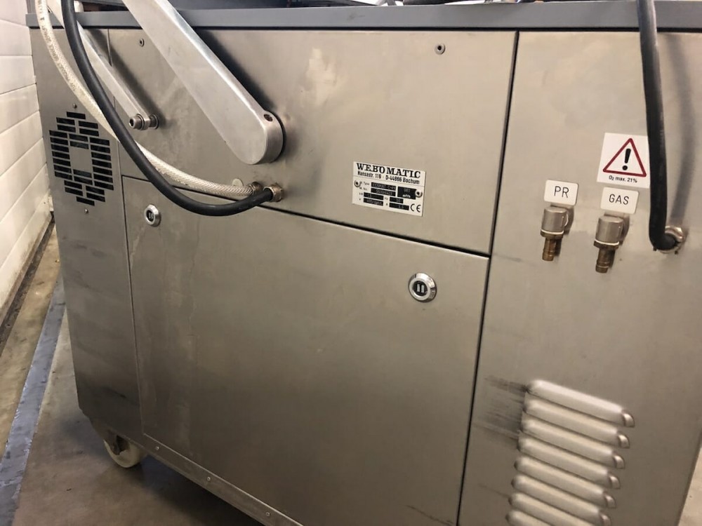 Used Webomatic vacuum machine
