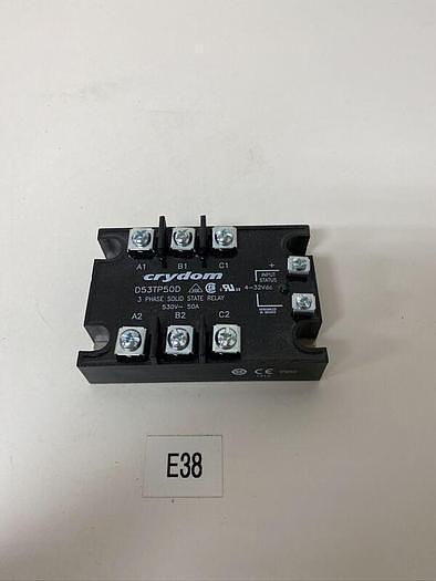 New Crydom D53TP50D 3-Phase 50A 530VAC, 4-32V Control, Solid State Relay