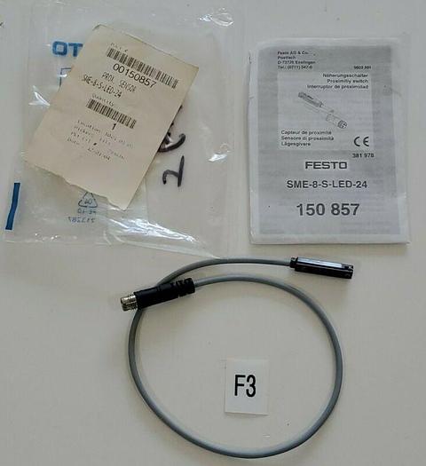 *NEW* Festo SME-8-S-LED-24 Proximity Switch Sensor 250 VDC 230VAC 3-Pin150857