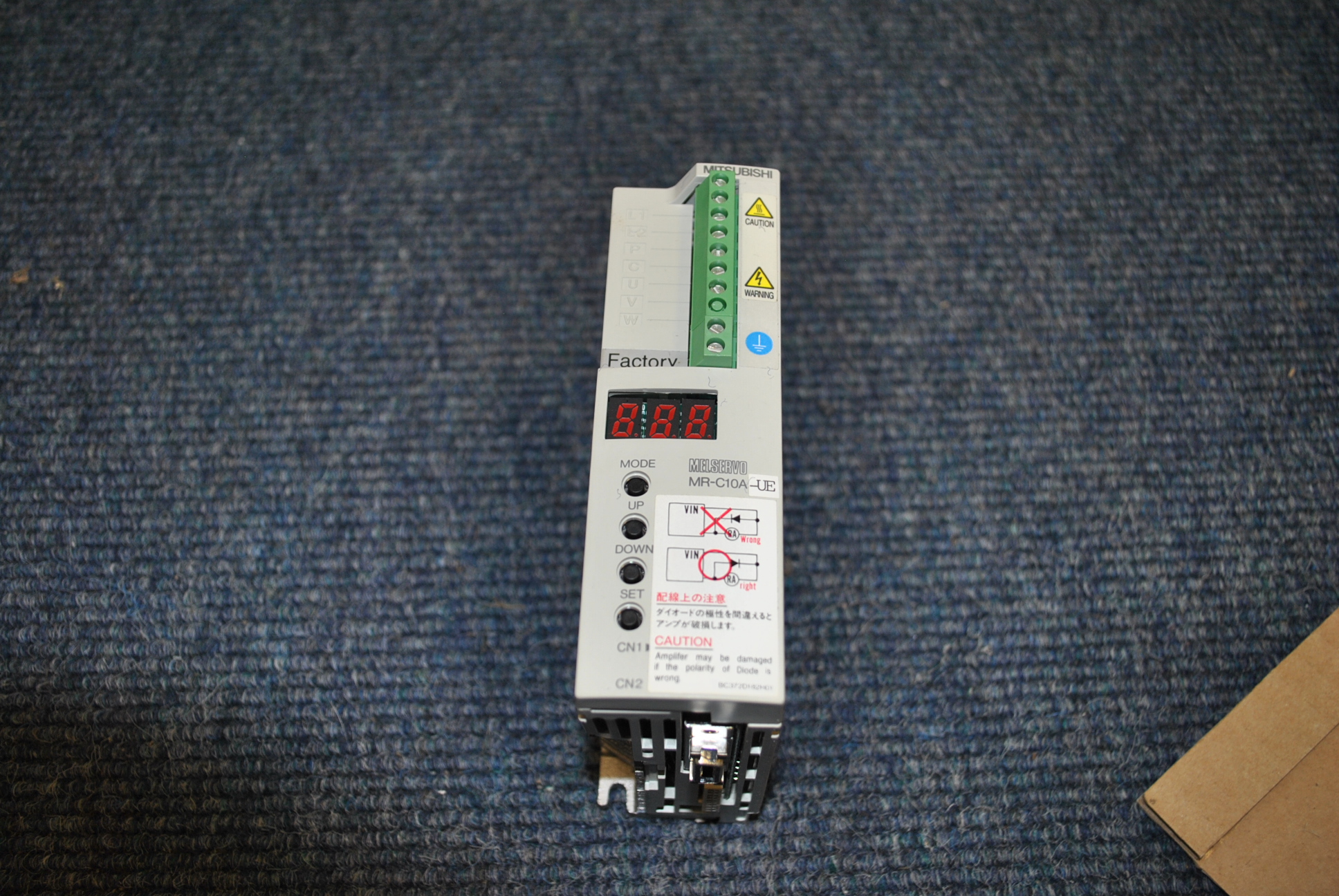 Used Mitsuishi melservo ac servo driver mr-c10z-ue