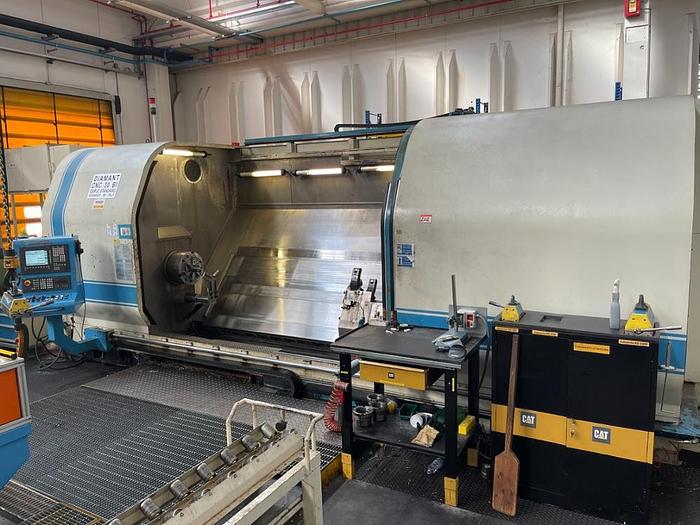 Usato TORNIO PARALLELO A BANCALE INCLINATO DUPLO STANDARD DIAMANT 30 x 3500 2 TC CNC